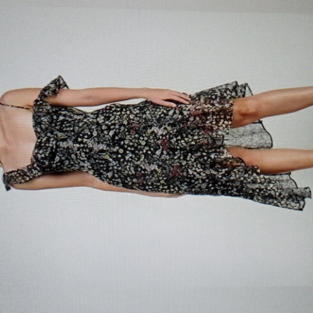 Koko + Mason Floral Ruffle Dress